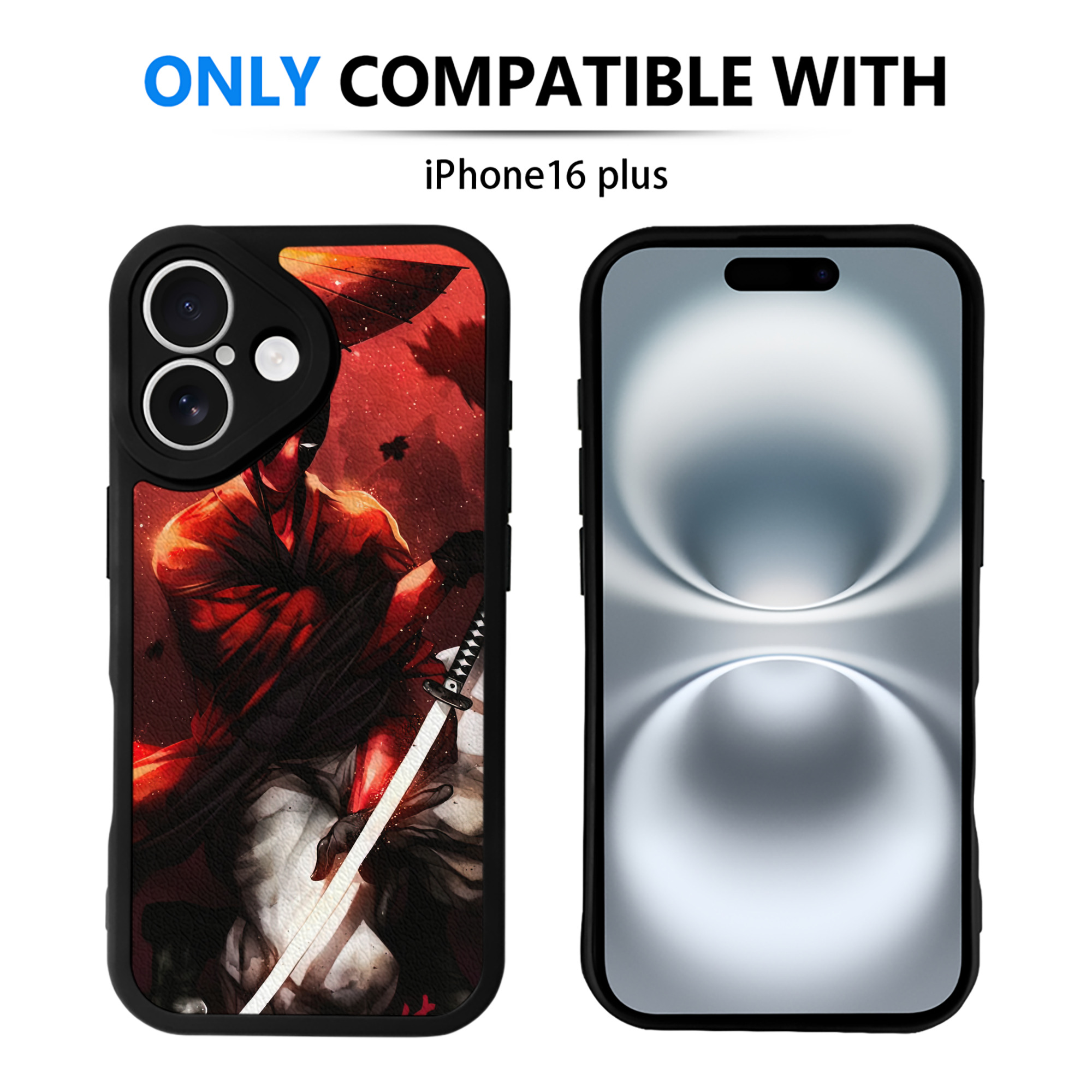 （画像用） Deadpool デッドプール 【iPhone 16シリーズ対応】シリコンスマホケース（レザー調） 材質：シリコン